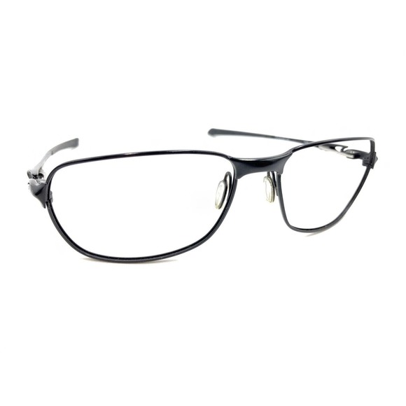 Oakley C-Wire OO4046-04 Matte Black Metal Sunglasses Frames 61-16 127 Men Women - Picture 1 of 12
